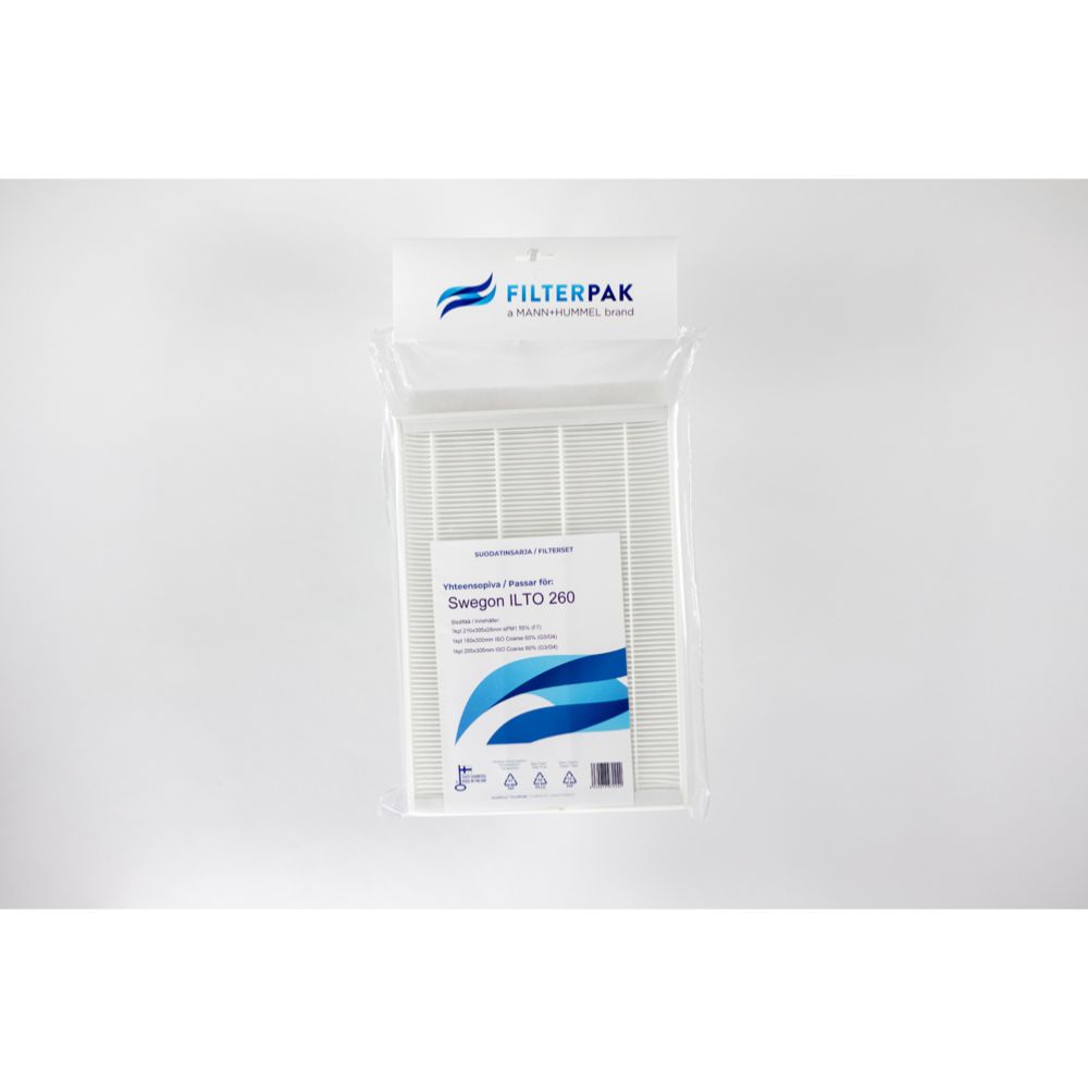 Filterpak Swegon ILTO 260 suodatinpakkaus