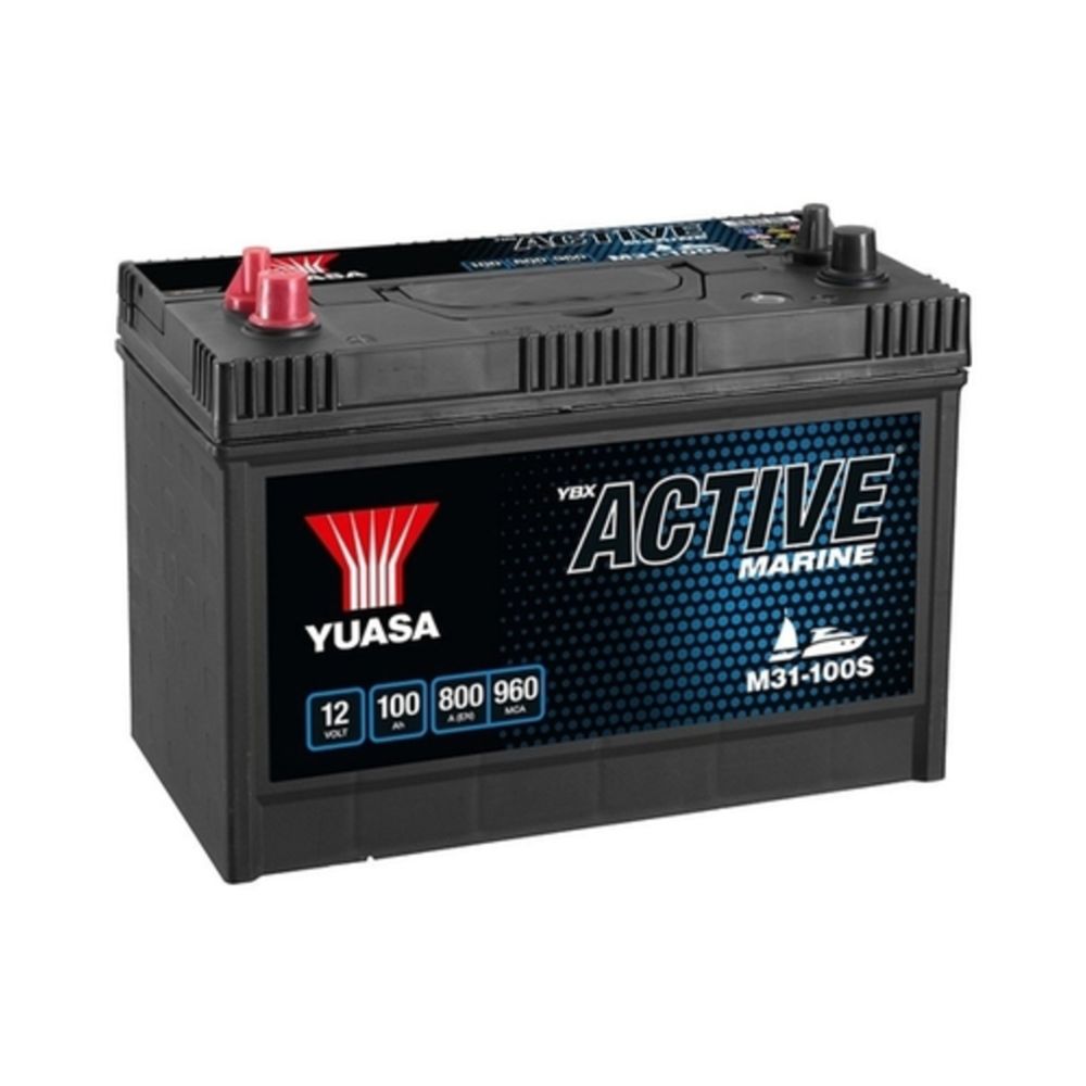 Yuasa Dual M31-100S vabaaja aku 12V 100Ah 750A P330 x L173 x K240 +-