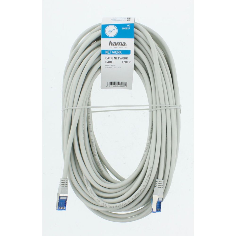 Hama võrgukaabel CAT-6, RJ45 isane - RJ45 isane F/UTP 20,0 m