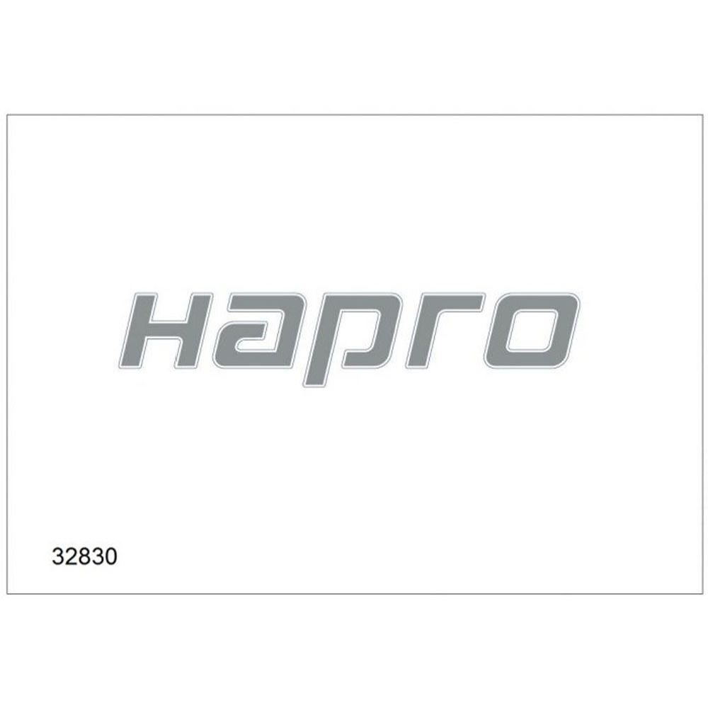 Hapro 32830 dekal bak silver (Anthracite/Brilliant Black)