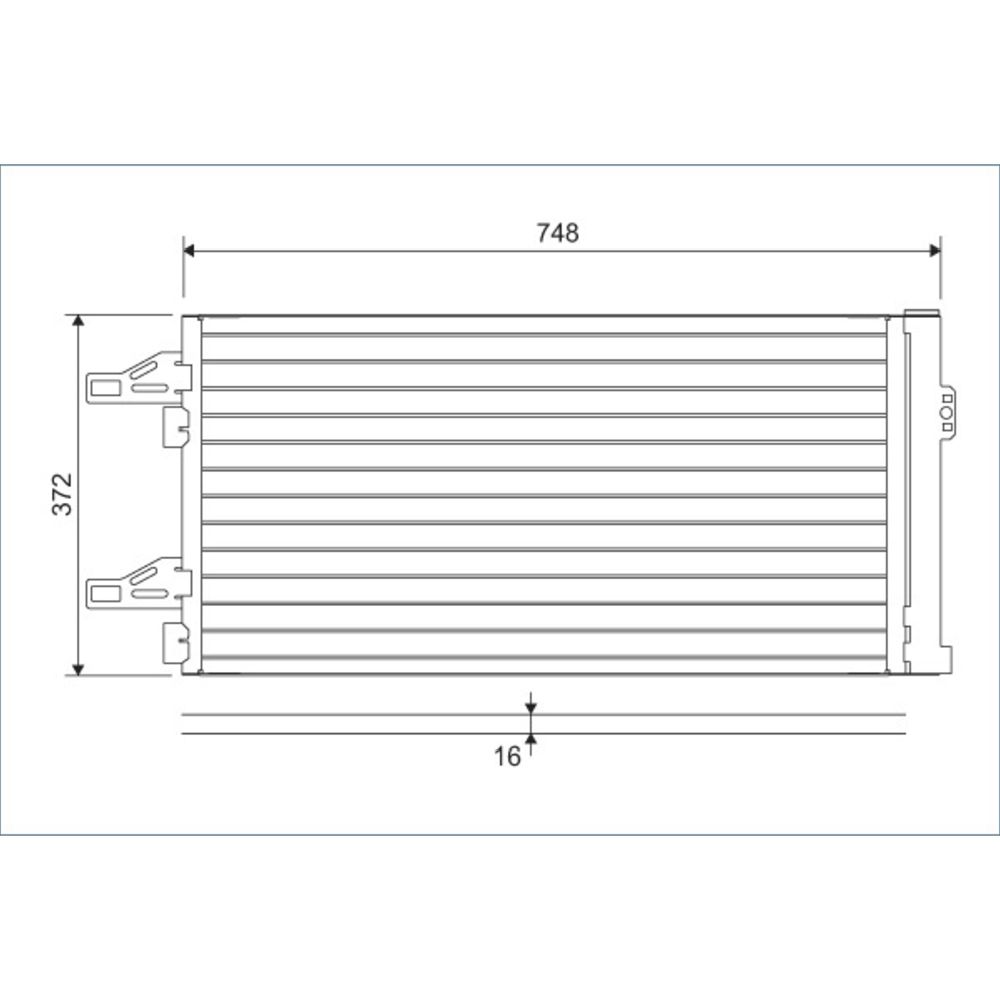 Kliimaseadme kondensaator 30-05343