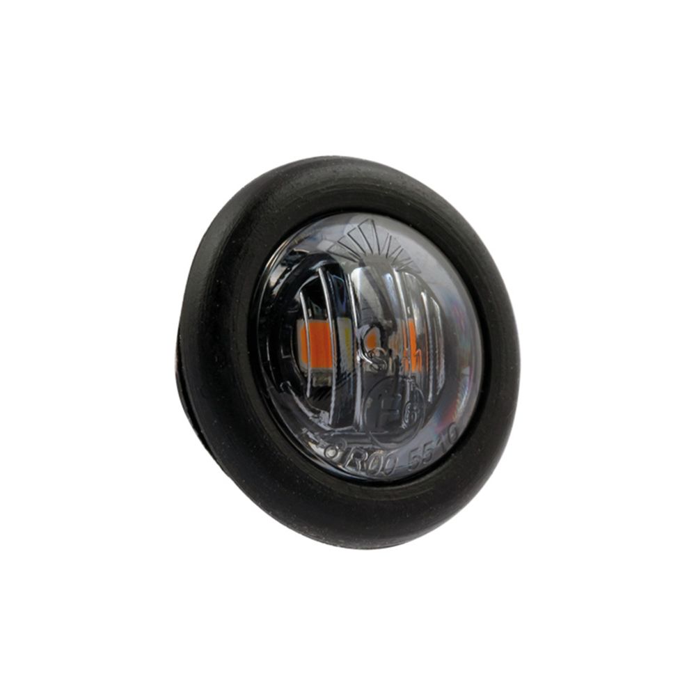 Optibeam Dark Phantom LED-positionsljus ø18,9/27,5 mm gul