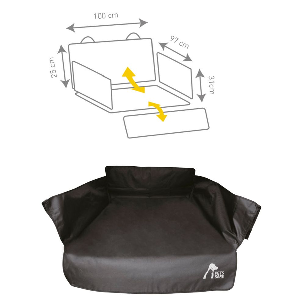 Pet Safe skydd för bagageutrymme, svart