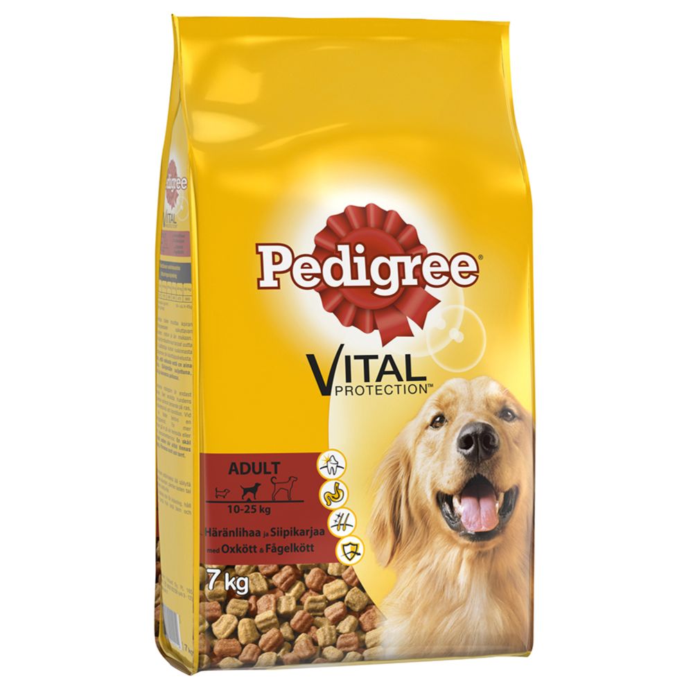 Pedigree Adult Häränlihaa ja Siipikarjaa 7 kg