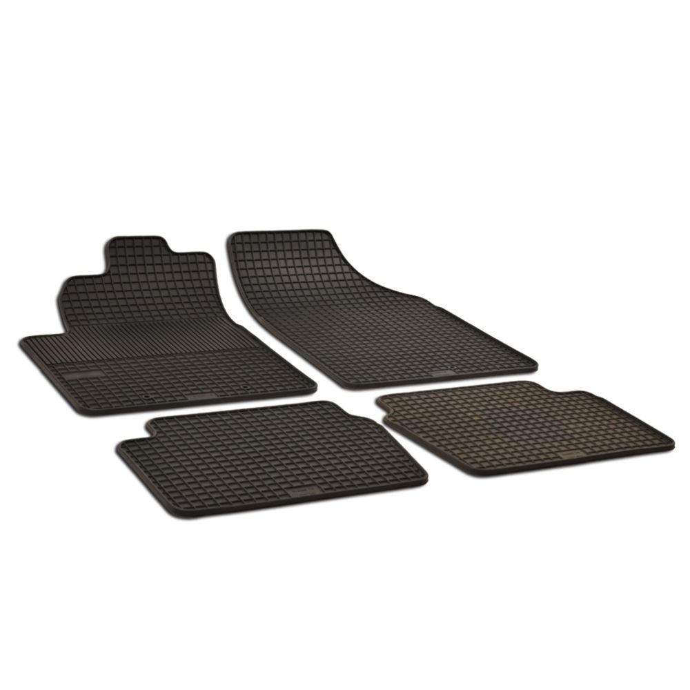 Kummimattide komplekt, Hyundai i10, 2008—2013, must