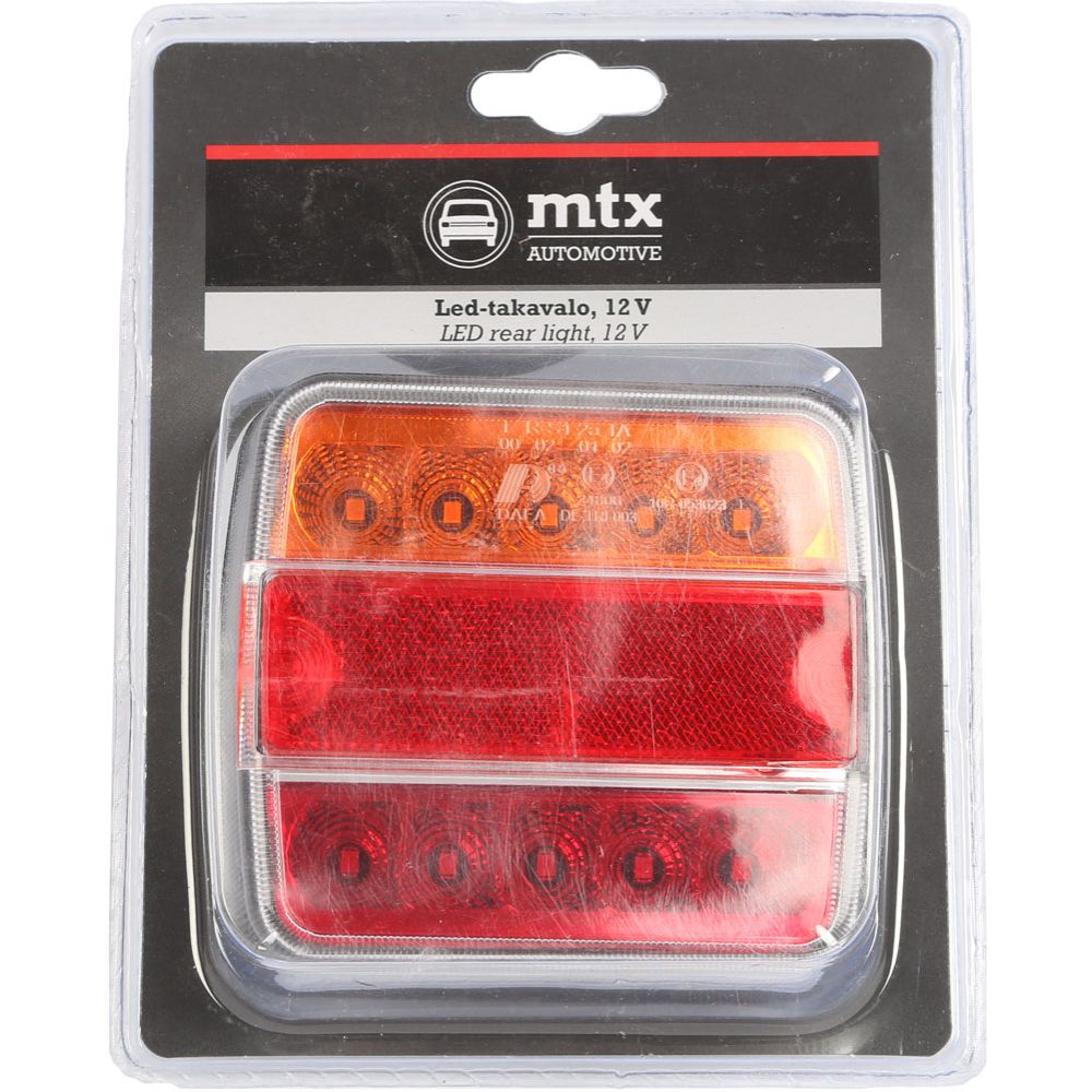 LED-bakljus 12 V 104 x 97 mm