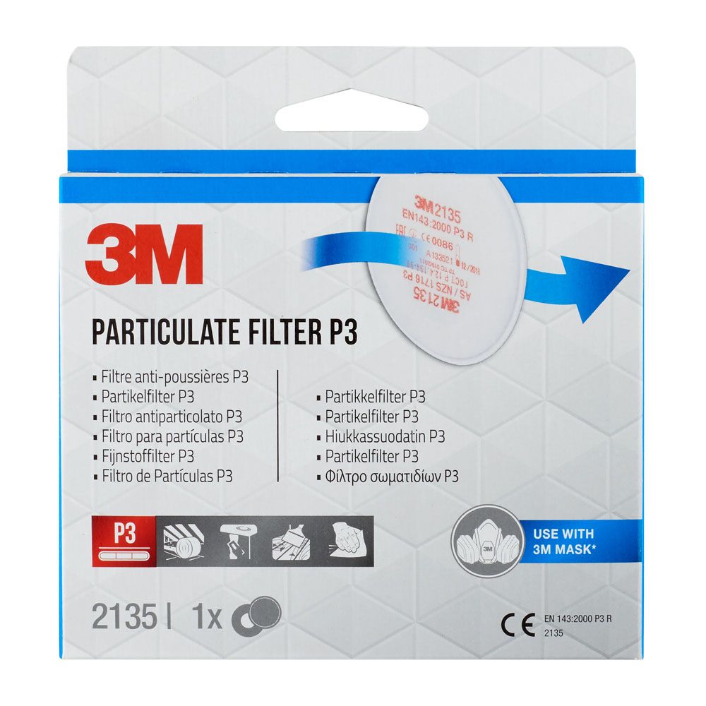 3M 2135DR P3 hiukkassuodatinpari