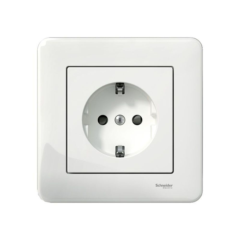 Schneider Electric Exxact 1-osainen pistorasia uppoasennus