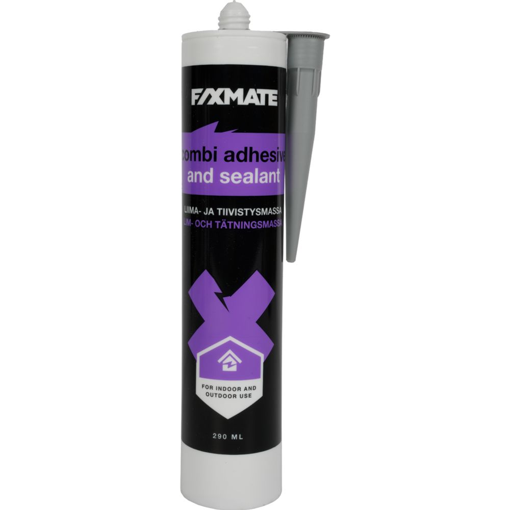 FixMate Combi liima- ja tiivistysmassa 290 ml harmaa