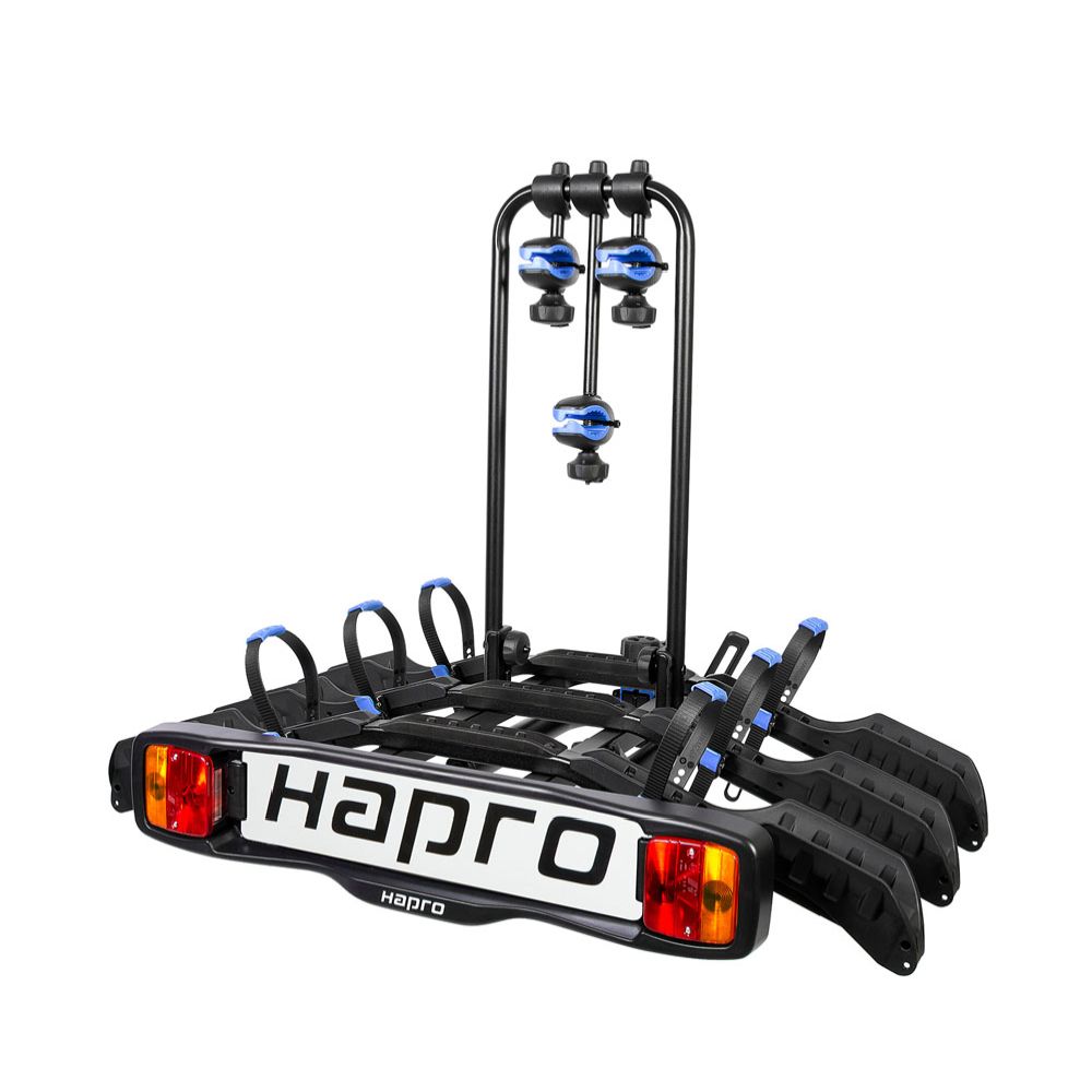 Hapro Atlas Active III 7-pin cykelhållare för dragkrok, 3 cyklar