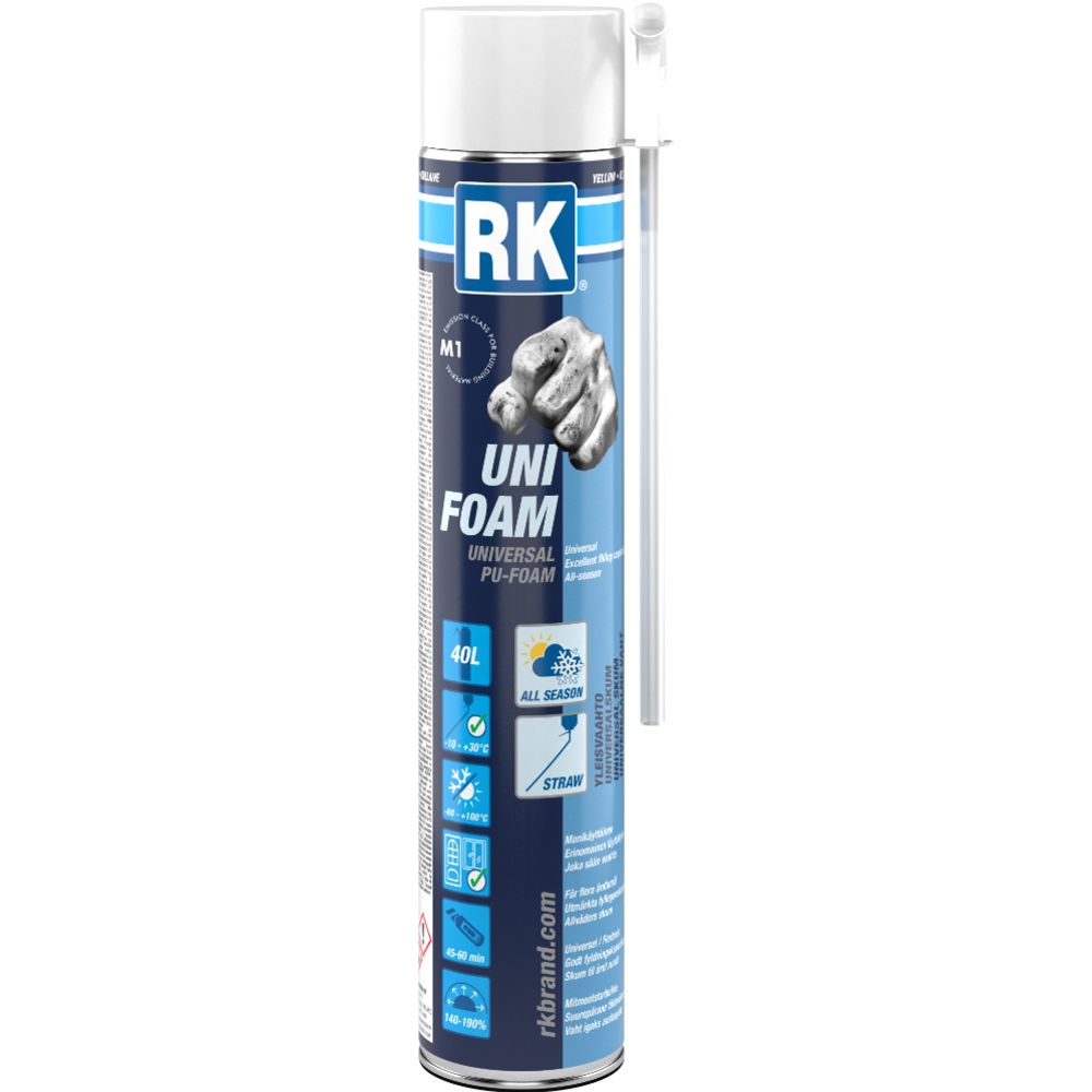 RK All Season uretaanivaahto pilli 750 ml