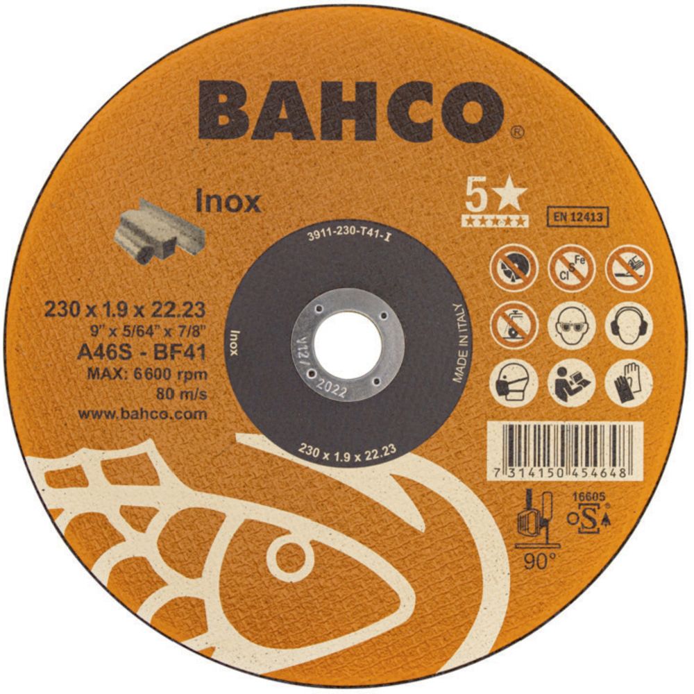 Bahco 3911-230-T41-I lõikeketas 230 x 1,9 mm RT