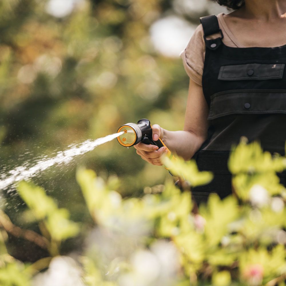 Fiskars Comfort sprinklerpistol 3-funktion, front trigger