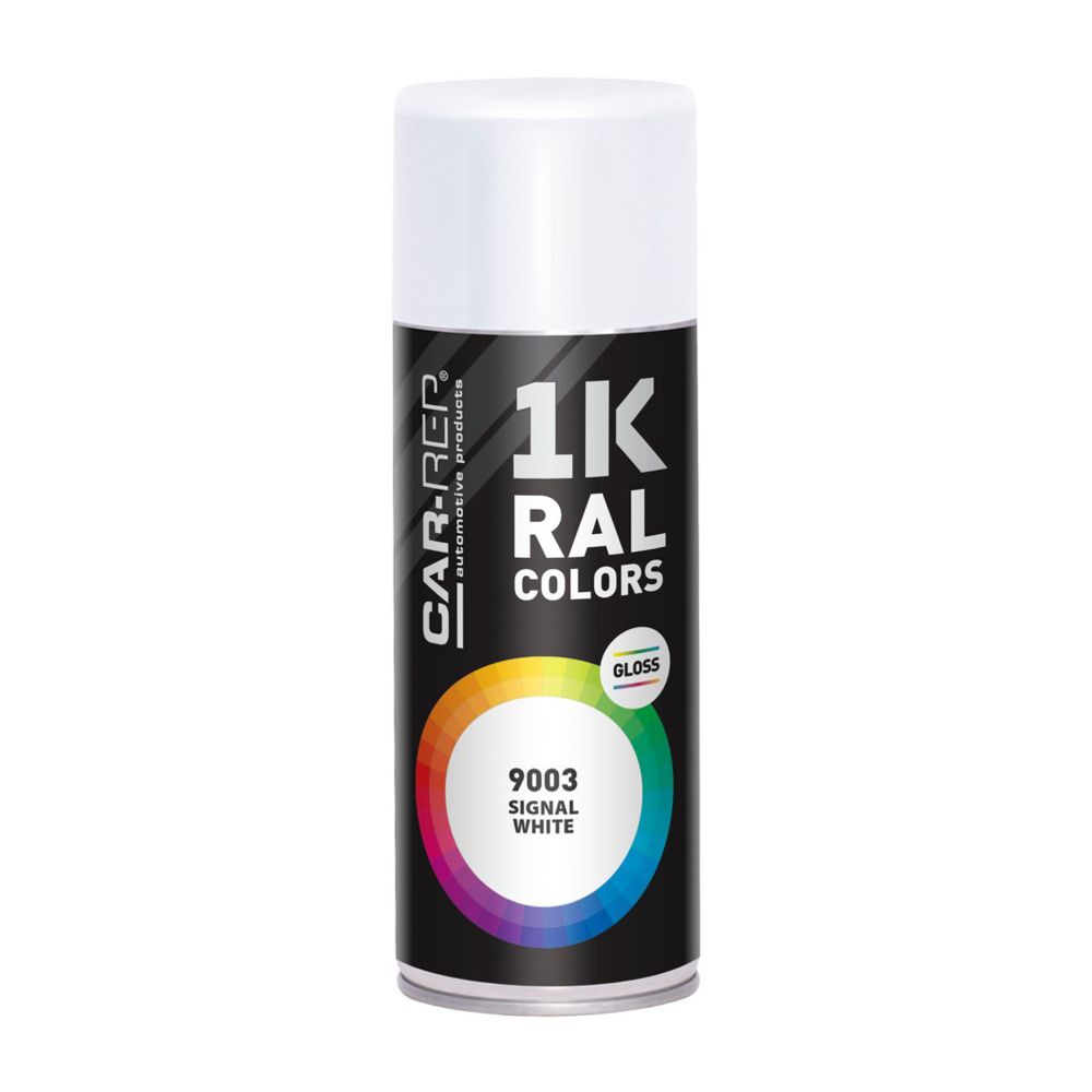 Car-Rep sprayfärg akryl RAL9003 vit 400 ml