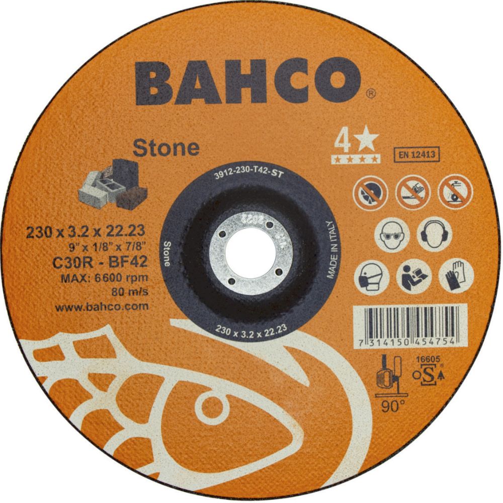 Bahco 3912-230-T42-ST lõikeketas 230 x 3,2 mm kivi