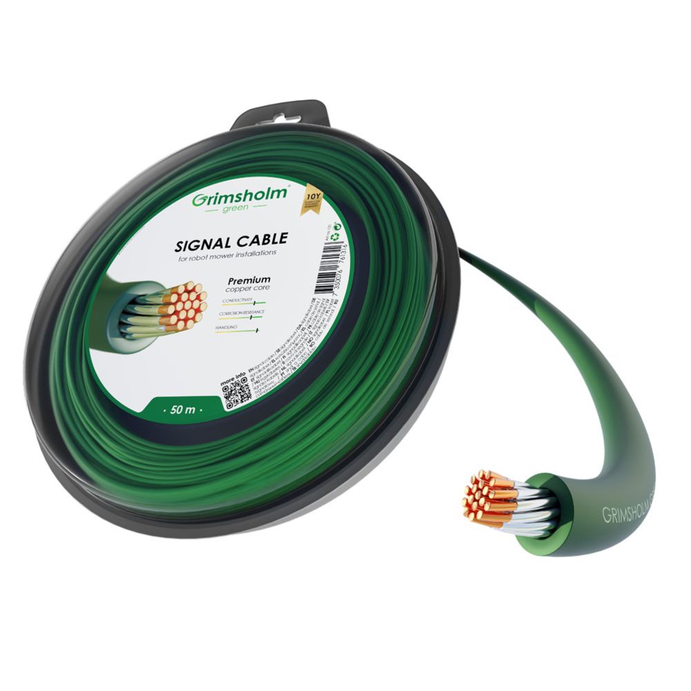 Grimsholm Green Premium begränsningskabel för robotgräsklippare 2,45 mm x 50 m