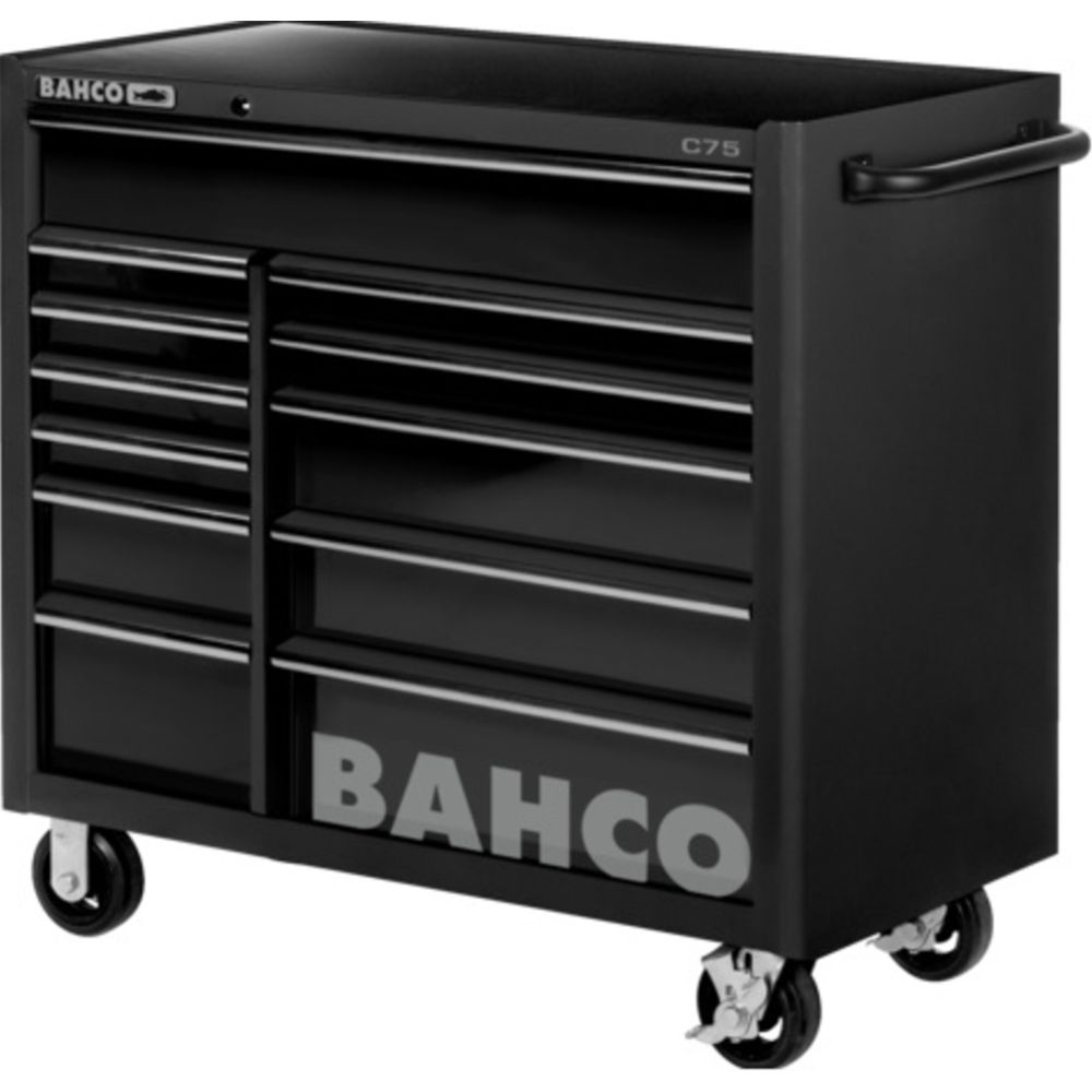 Bahco 1475KXL12BLACK tööriistakäru C75 must 12 sahtlit