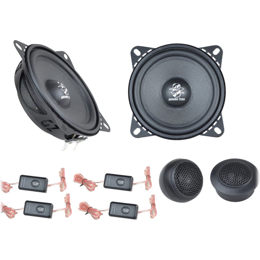 Ground Zero Iridium GZIC 400FX 4" 2-vägs komponentsystem par