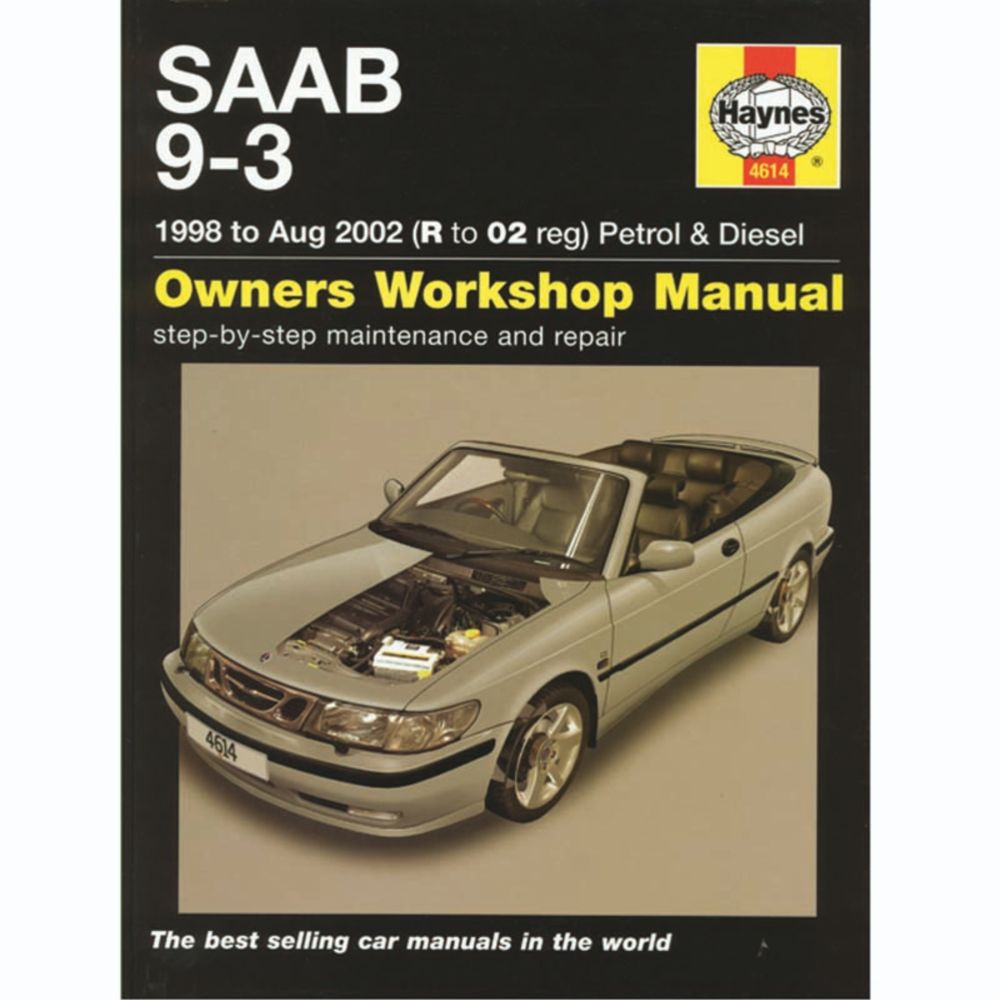 Korjausopas Saab 9-3 englanninkielinen