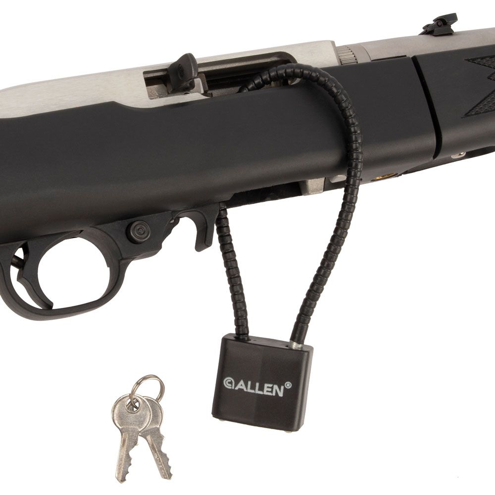 Allen vaijerilukko aseeseen 22 cm