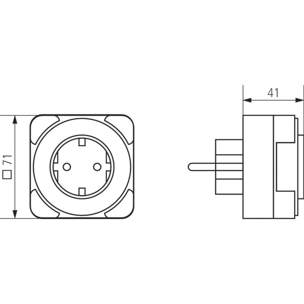 Theben veckotimer IP20