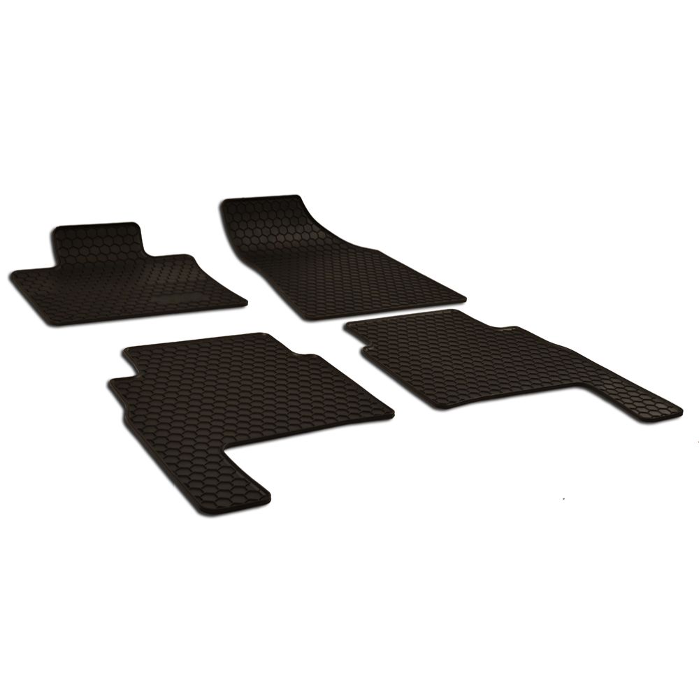 Gummimattsats Kia Sorento 2002-2012 gummi svart