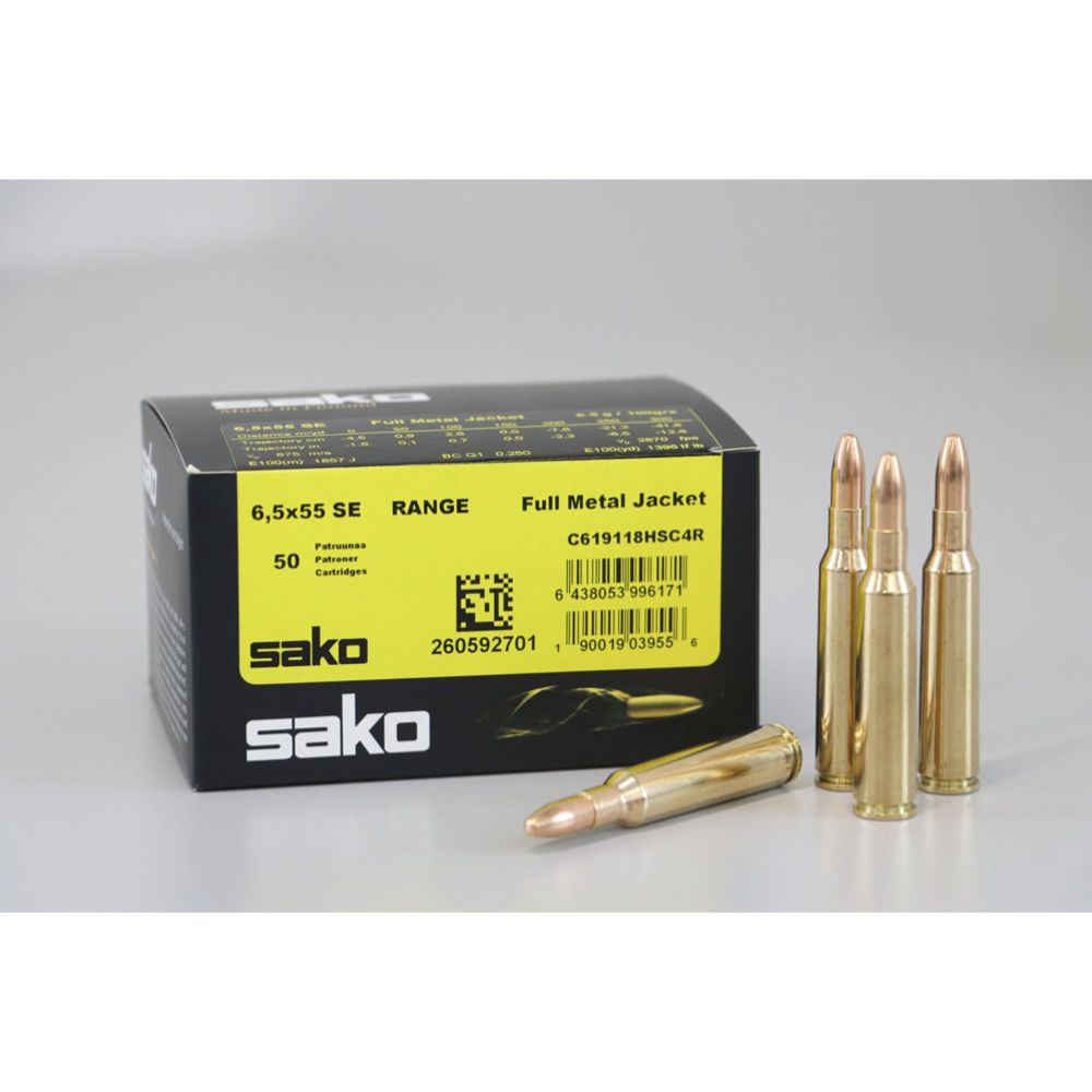 Sako 6,5x55 SE Range 6,5 g 50 kpl