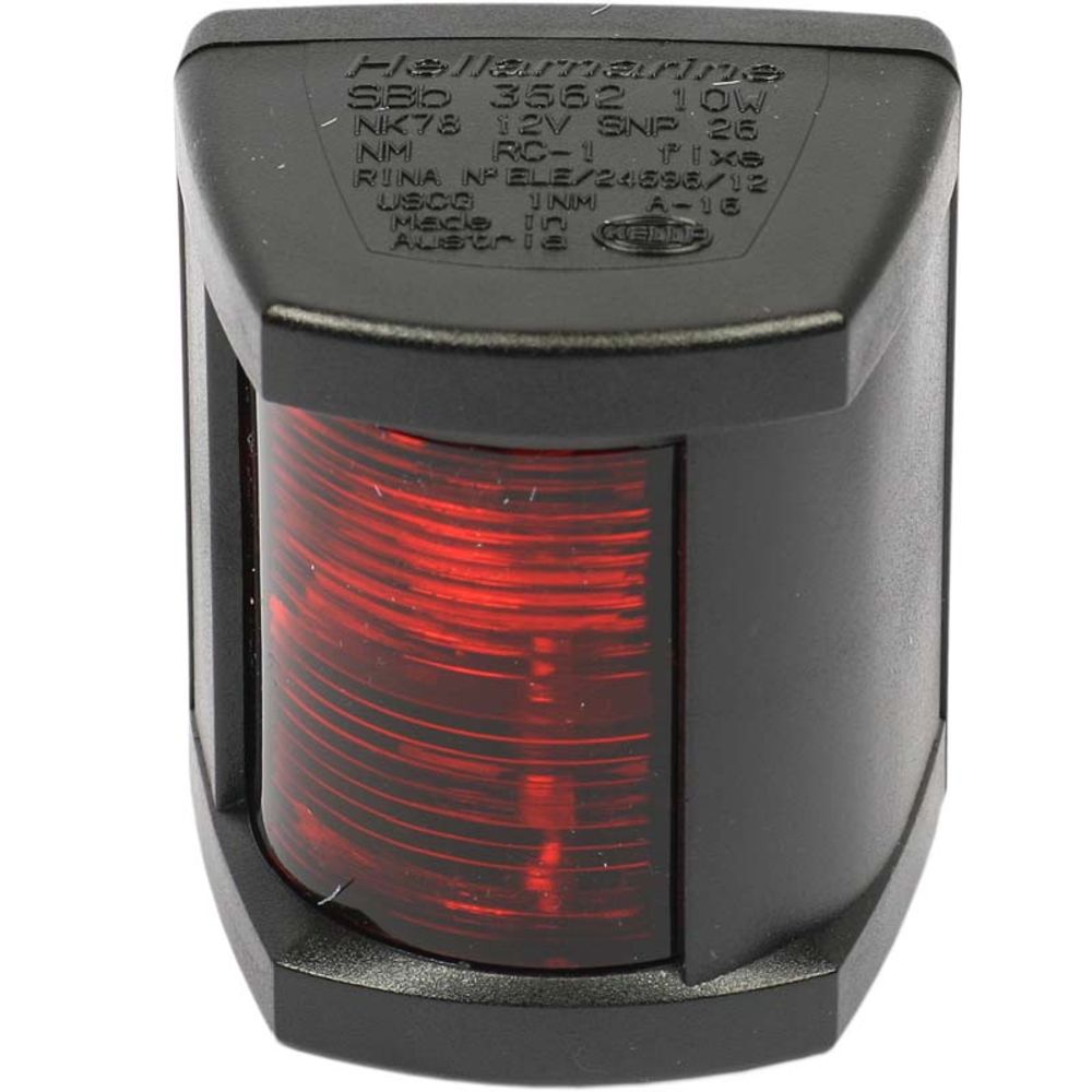 Lanterna babord röd 112,5° 12 V, 10 W