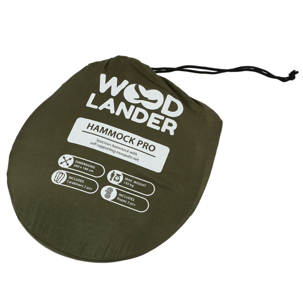 Woodlander riippumatto hyttysverkolla PRO