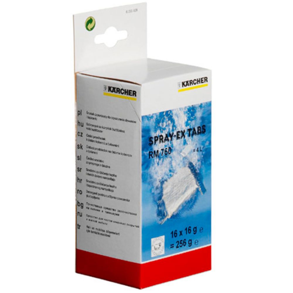 Kärcher RM 760 tekstiilide puhastustabletid, 16 tk