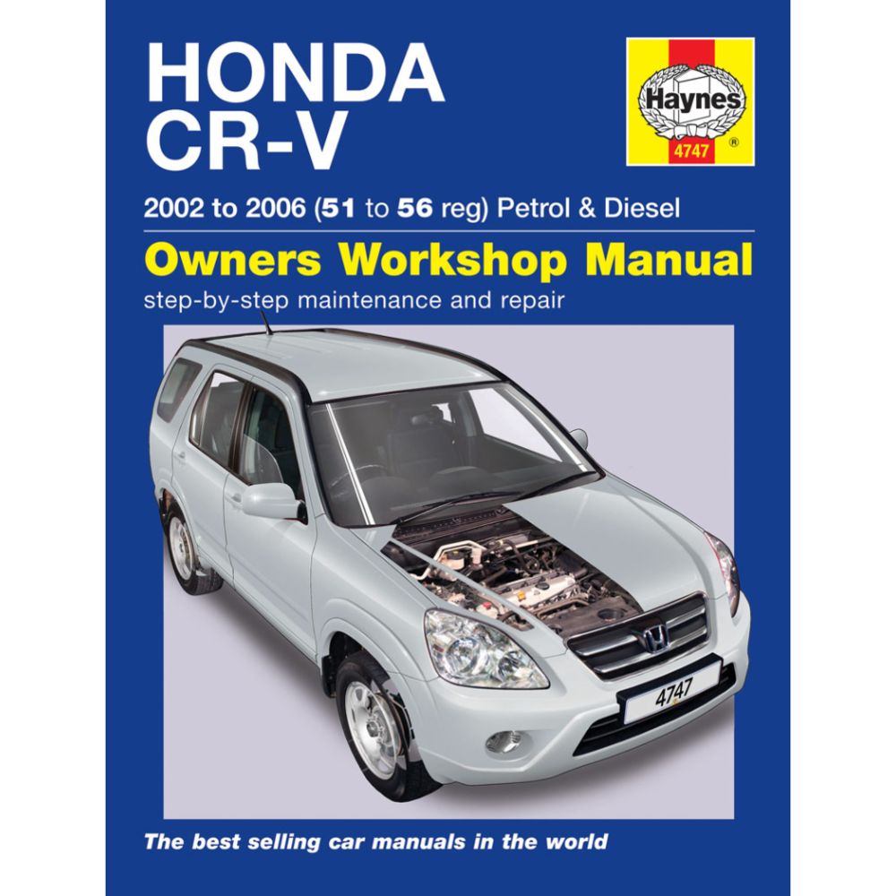 Korjausopas Honda CR-V 02-07 englanninkielinen
