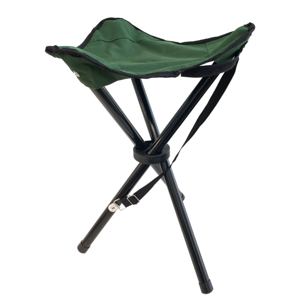 Woodlander matkatool kolme jalaga roheline