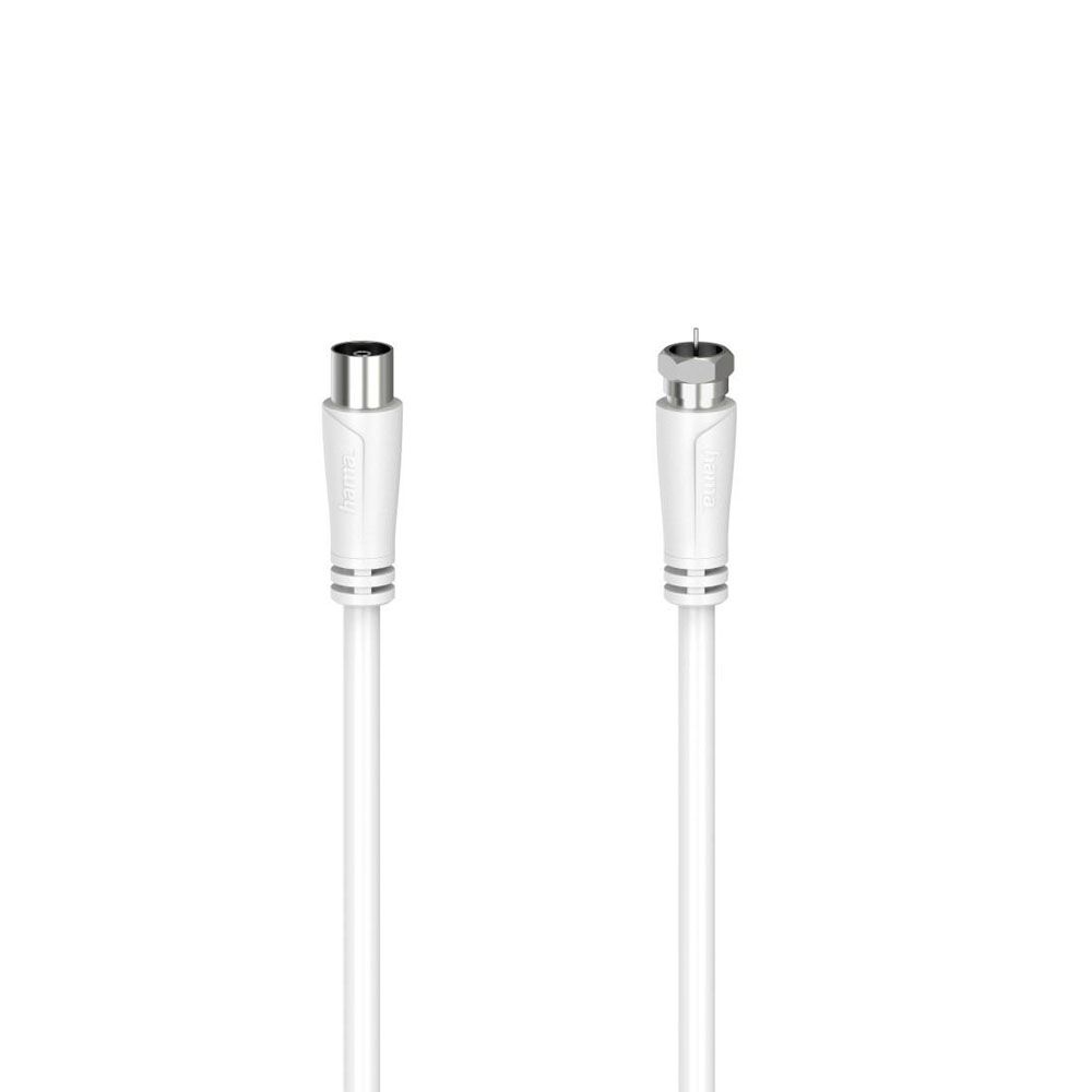 Hama Antennikaapeli, F-liitin uros - Coax naaras, 1,5 m, 90 dB