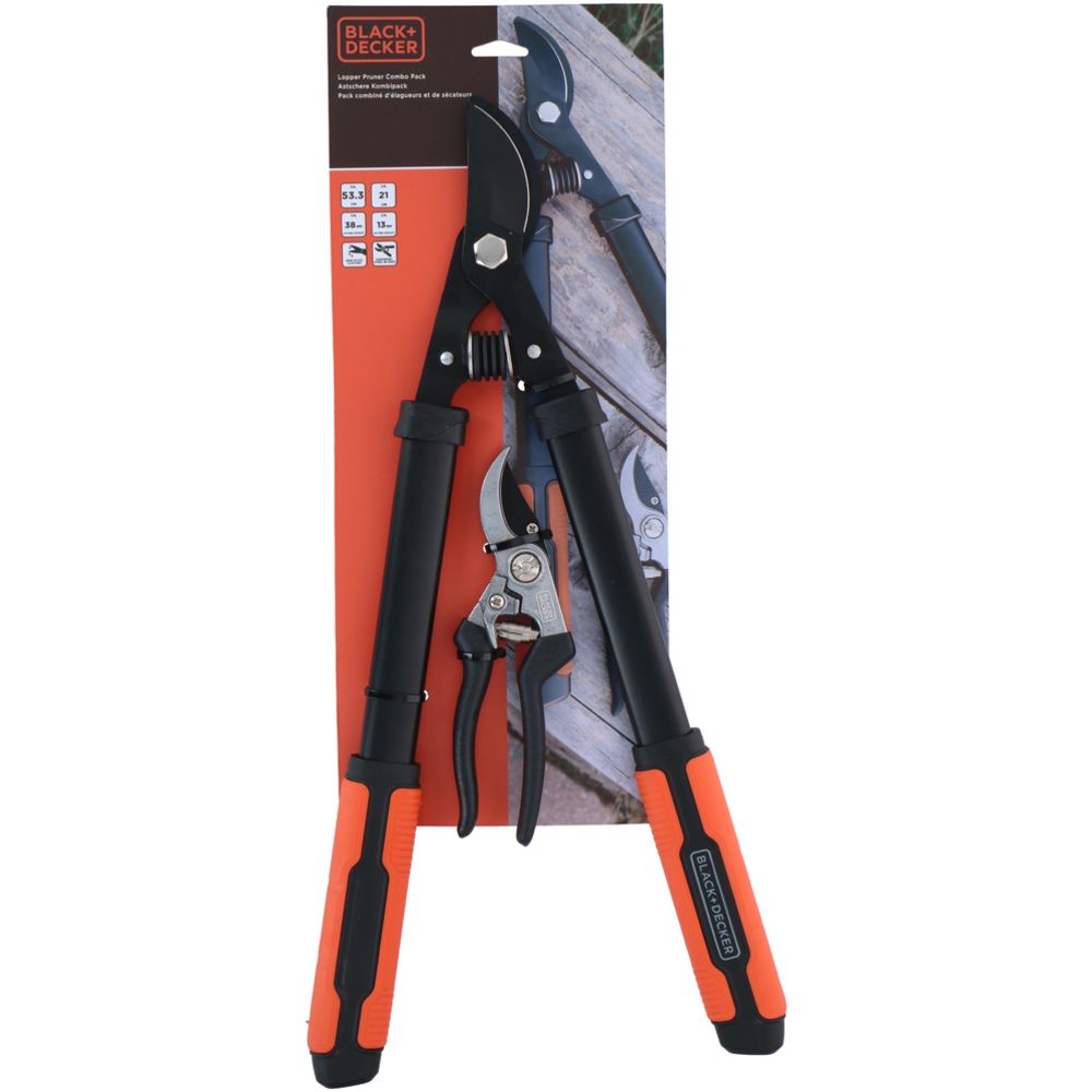 Black+Decker raivaus- ja oksasakset