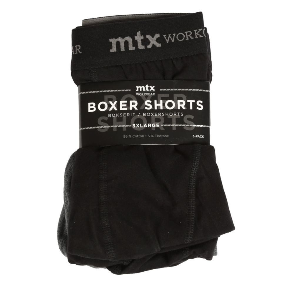 MTX Workgear boxershorts 3 st. 3XL