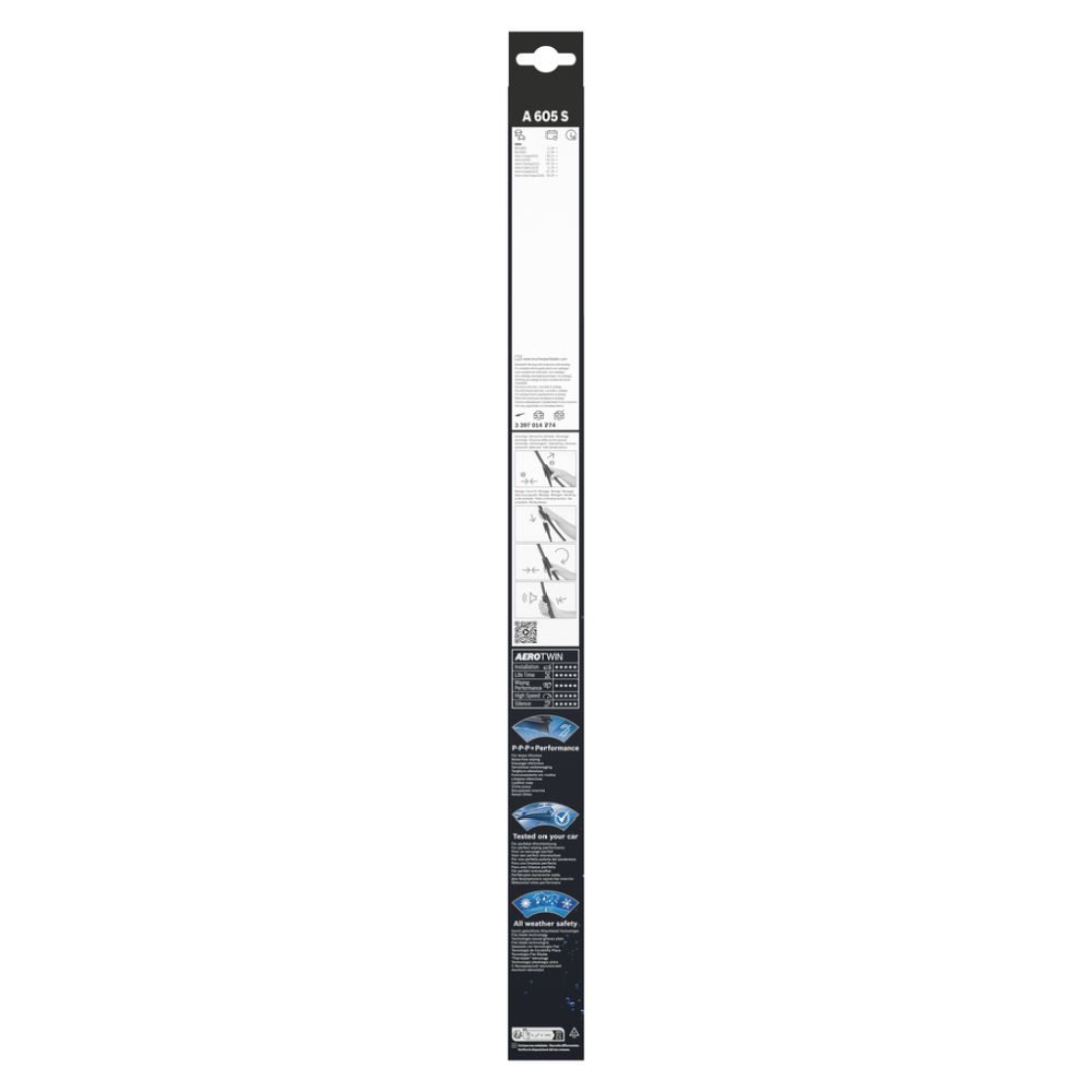 Bosch Aerotwin A605S pyyhkijänsulkapari 60 + 47,5 cm