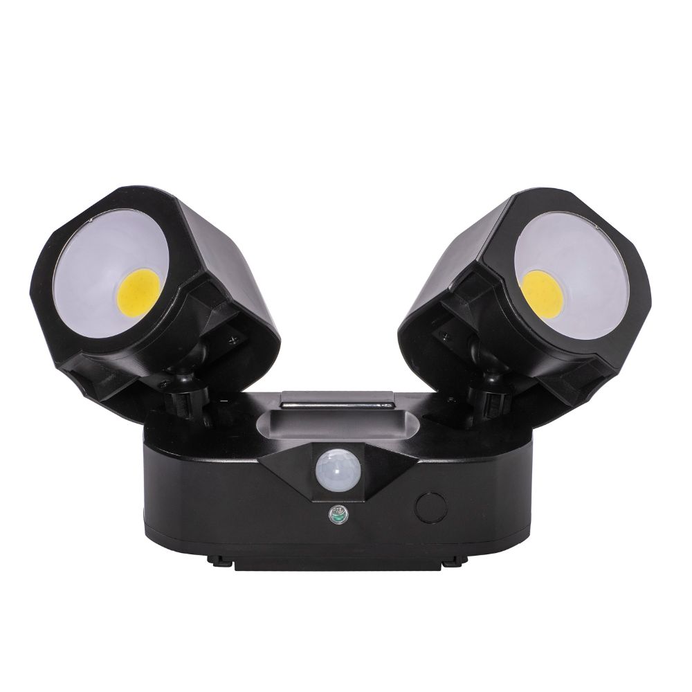 Airam LED seinävalaisin liiketunnistimella 2x2W 230 lm IP44 musta