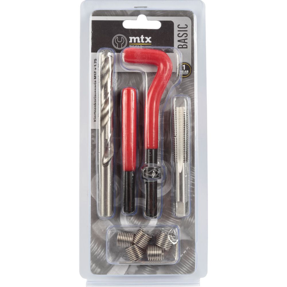 MTX Tools Basic kierteenkorjaussarja M12 x 1,75