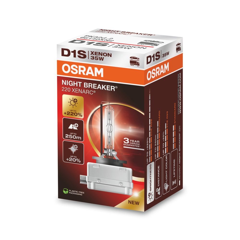 Osram Night Breaker Laser Xenarc Xenon-D1S +220% 85 V / 35 W