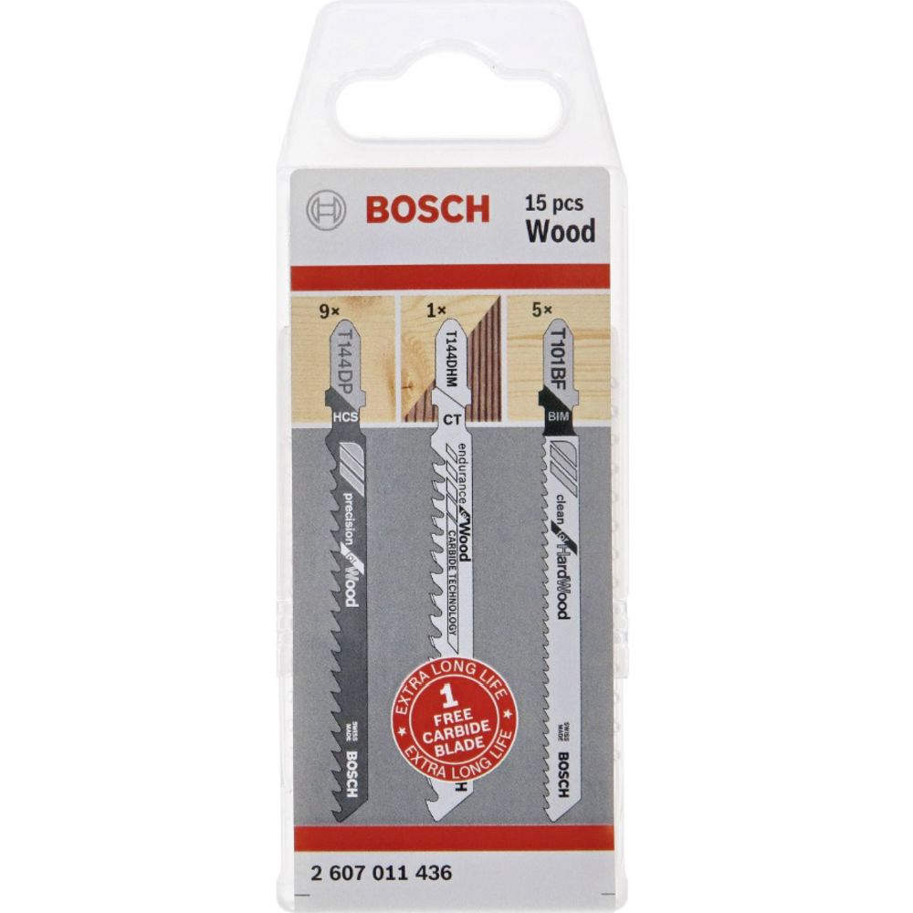 Bosch tikksaetera puidule 15 tk