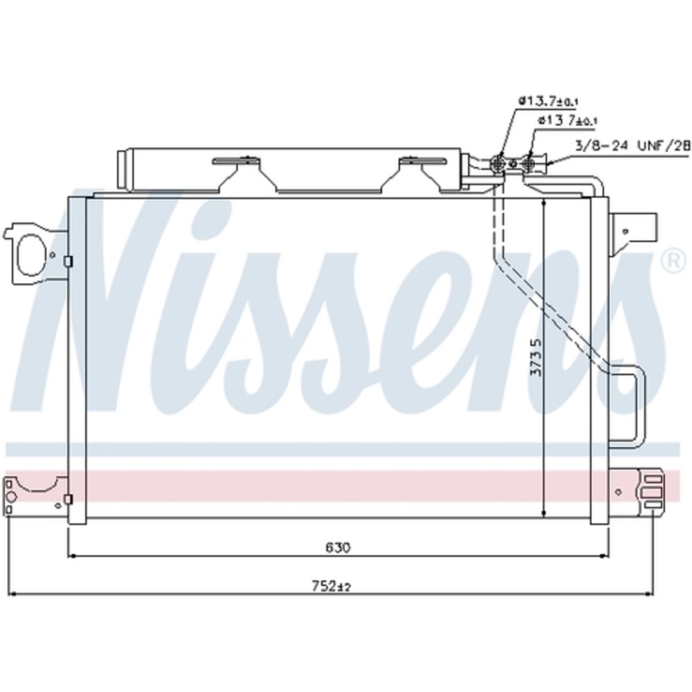 Ilmastointilaitteen lauhdutin 30-00245