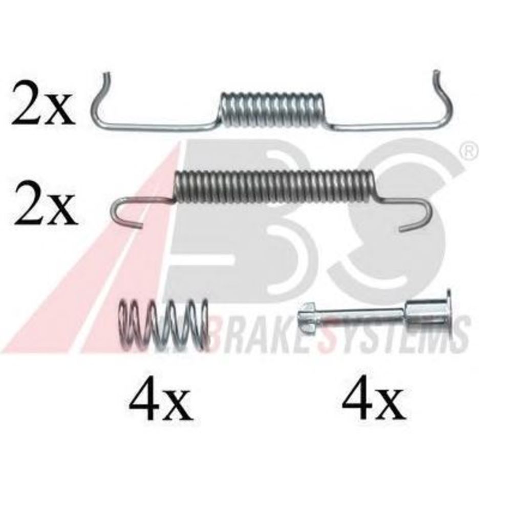 Trummelpiduri klotside montaažikomplekt 23-0841