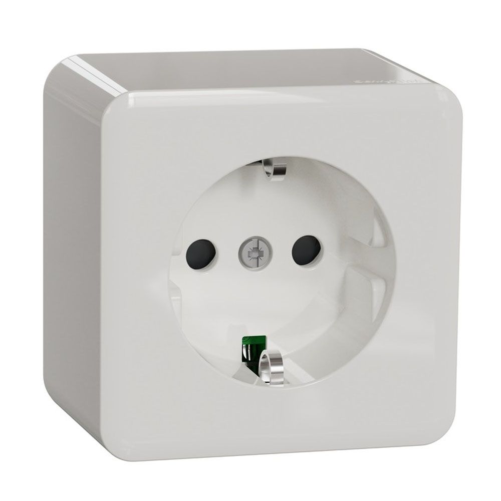 Schneider Electric Exxact 1-osaline pistikupesa