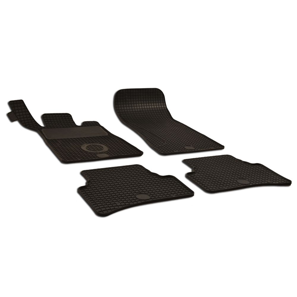 Kummimattide komplekt, Mercedes—Benz C—seeria, W203, 2000—2006, must