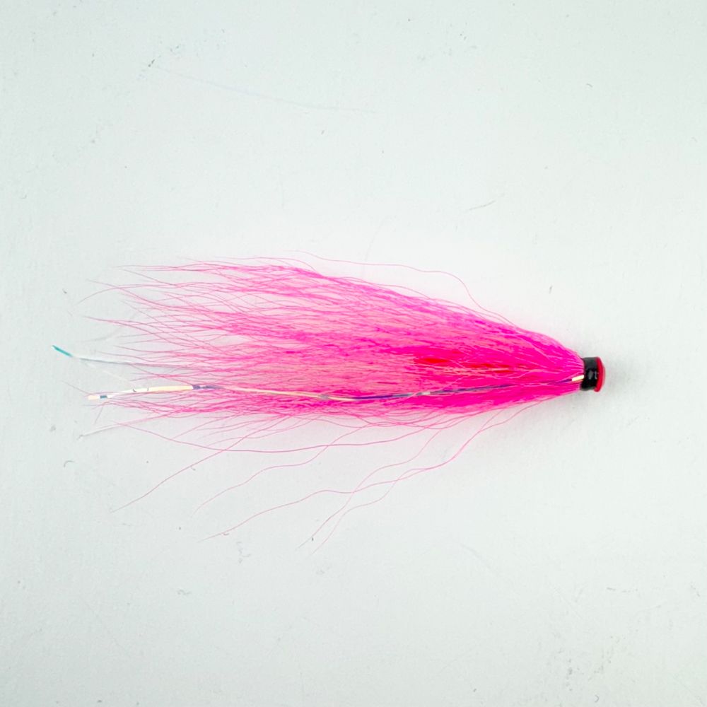 Eumer Classic Bucktail tubfluga vit/rosa 2 st.