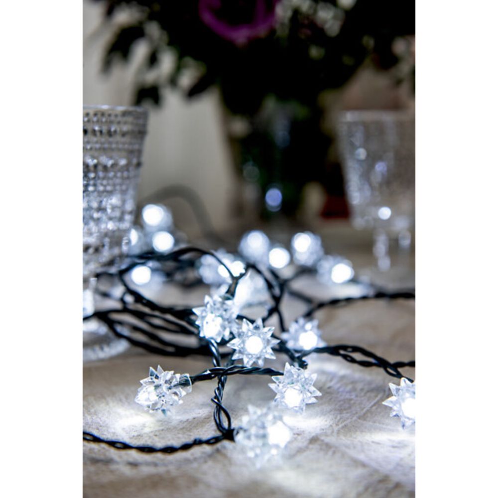 Airam Snöflinga 40 LED-ljusslinga klar IP20
