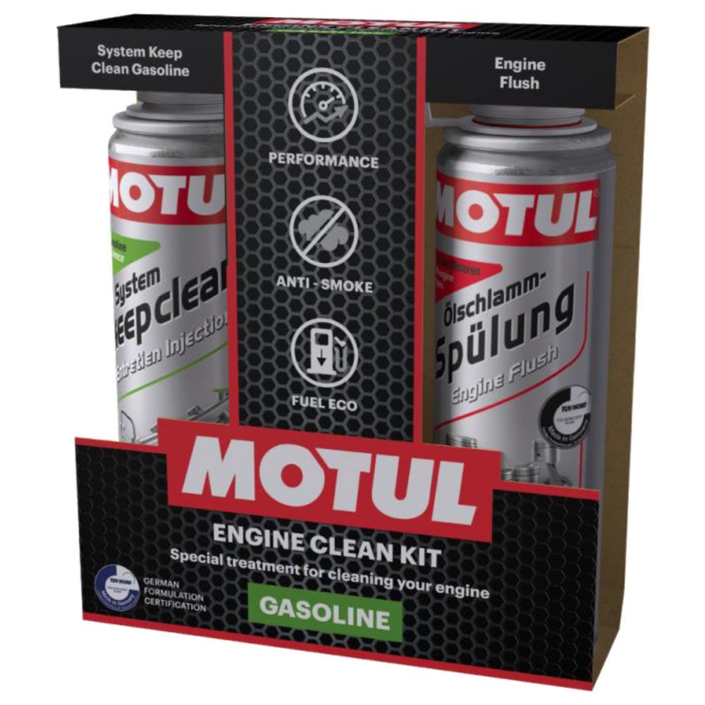 Motul bensiinimootori puhastuskomplekt, 2 x 300 ml