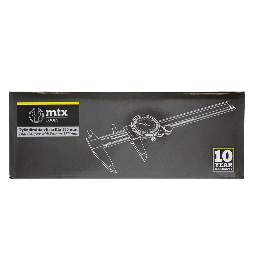 MTX Tools työntömitta viisarilla RST 0-150 mm