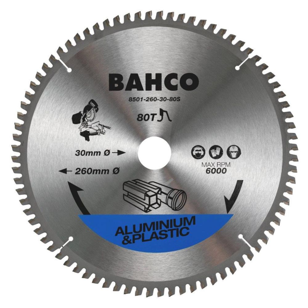 Bahco 8501-305-30-96S cirkelsågklinga för aluminium 96 tänder 305 mm