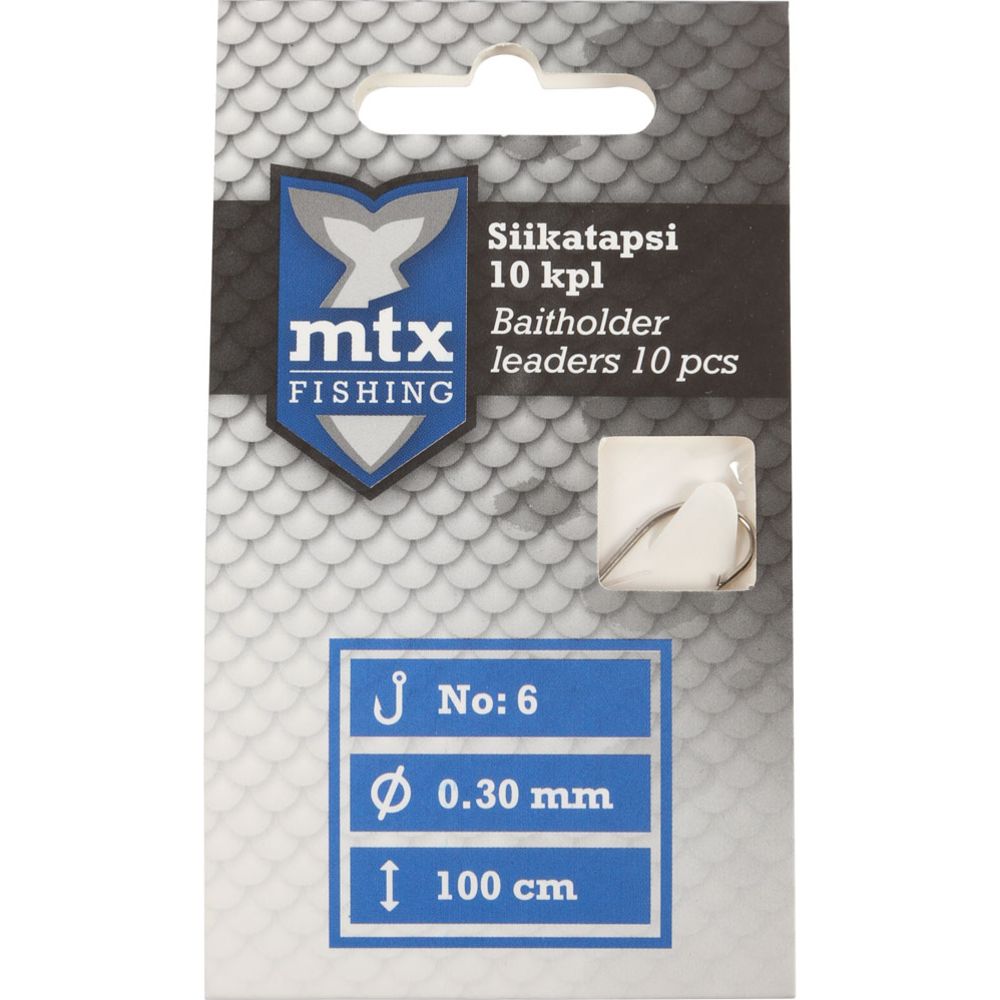 MTX Fishing siikatapsi no: 6 10 kpl